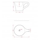 Мивка за Плот CUP Черен Гланц